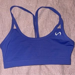 TLF light blue sports bra